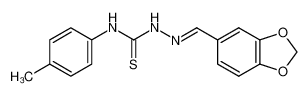benzo[1,3]dioxole-5-carbaldehyde 4-p-tolyl-thiosemicarbazone_97724-22-6