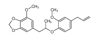 6-(2-(4-allyl-2-methoxyphenoxy)propyl)-4-methoxybenzo[d][1,3]dioxole_97730-87-5
