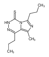 8-Methyl-1,6-dipropyl-3H-imidazo[1,5-d][1,2,4]triazine-4-thione_97750-89-5