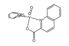 dioxo (2-carboxylato quinoline) (2-methyl pyridine) vanadium (V)_97752-98-2