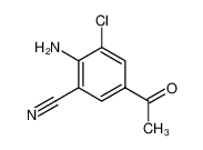 4'-amino-3'-chloro-5'-cyano-acetophenone_97760-78-6