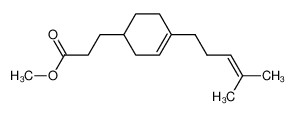 3-[4-(4-Methyl-pent-3-enyl)-cyclohex-3-enyl]-propionic acid methyl ester_97764-23-3