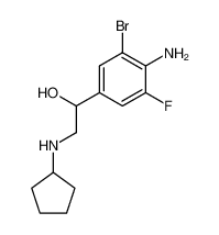 1-(4'-Amino-3'-bromo-5'-fluoro-phenyl)-2-cyclopentylamino-ethanol_97776-49-3