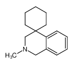 2'-Methyl-1',2'-dihydrospiro(cyclohexan-1,4'(3'H)-isochinolin)_97787-34-3