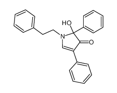2-Hydroxy-1-phenethyl-2,4-diphenyl-1,2-dihydro-pyrrol-3-one_97796-47-9