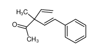 (E)-3-methyl-1-phenyl-3-vinylpent-1-en-4-one_97799-64-9