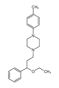 1-(3-ethoxy-3-phenyl-propyl)-4-p-tolyl-piperazine_978-54-1