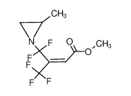 (E)-4,4-Difluoro-4-(2-methyl-aziridin-1-yl)-3-trifluoromethyl-but-2-enoic acid methyl ester_97800-18-5