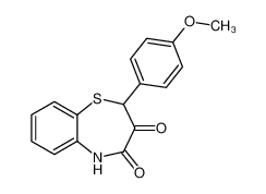 2-(4-methoxyphenyl)-5H-1,5-benzothiazepine-3,4-dione_97801-79-1