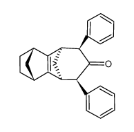 (1R,4S,5R,6S,8R,9S)-6,8-diphenyl-1,2,3,4,5,6,8,9-octahydro-7H-1,4:5,9-dimethanobenzo[7]annulen-7-one_97806-22-9