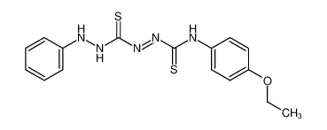 Phenylthiocarbazon-carbothio-(4-ethoxy-phenyl)amid_97810-53-2
