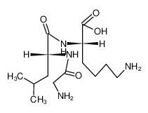 (S)-6-Amino-2-[(R)-2-(2-amino-acetylamino)-4-methyl-pentanoylamino]-hexanoic acid_97811-91-1