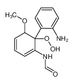 N-(2'-amino-1-hydroperoxy-6-methoxy-1,6-dihydro-[1,1'-biphenyl]-2-yl)formamide_97813-46-2