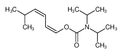 Diisopropyl-carbamic acid (1Z,3Z)-5-methyl-hexa-1,3-dienyl ester_97814-95-4
