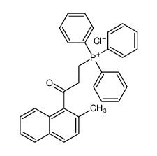 (3-(2-methylnaphthalen-1-yl)-3-oxopropyl)triphenylphosphonium chloride_97815-64-0