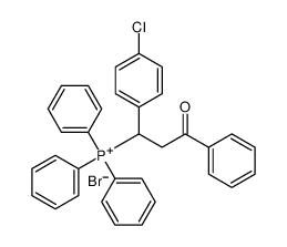 (1-(4-chlorophenyl)-3-oxo-3-phenylpropyl)triphenylphosphonium bromide_97815-88-8