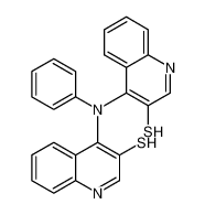 4,4'-(phenylazanediyl)bis(quinoline-3-thiol)_97819-57-3