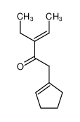 (3E)-1-(cyclopent-1-enyl)-3-ethyl-3-penten-2-one_97843-82-8