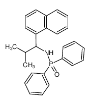 N-(2-methyl-1-(naphthalen-1-yl)propyl)-P,P-diphenylphosphinic amide_97847-84-2