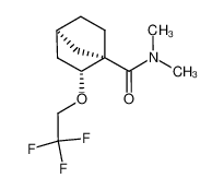(1S,2R,4S)-2-(2,2,2-Trifluoro-ethoxy)-bicyclo[2.2.1]heptane-1-carboxylic acid dimethylamide_97850-78-7