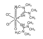 bis((bis(dimethylamino)methylene)-l4-sulfaneyl)dioxouranium(VIII) chloride_97851-61-1