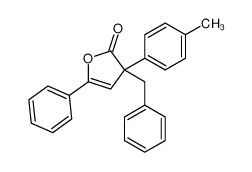 3-benzyl-3-(4-methylphenyl)-5-phenylfuran-2-one_97861-39-7
