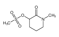 2-Piperidinone, 1-methyl-3-[(methylsulfonyl)oxy]-_97899-40-6