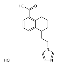 5-(2-(1-imidazolyl)ethyl)-5,6,7,8-tetrahydro-1-naphthalenecarboxylic acid hydrochloride_97901-42-3