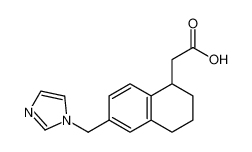 2-(6-((1H-imidazol-1-yl)methyl)-1,2,3,4-tetrahydronaphthalen-1-yl)acetic acid_97901-59-2