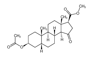 3β-acetoxy-15-oxo-5β-androstane-17β-carboxylic acid methyl ester_97905-88-9
