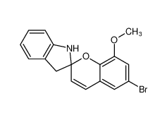 6-bromo-8-methoxyspiro[chromene-2,2'-indoline]_97916-61-5