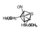 (η5-cyclopentadienyl)nitrosyltungsten((trimethylsilyl)methyl)(η2-S2CH2SiMe3)_97920-56-4
