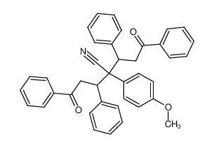 1,7-Dioxo-4-cyan-1,3,5,7-tetraphenyl-4-(4-methoxy-phenyl)-heptan_97924-26-0
