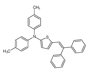 5-(2,2-diphenylethenyl)-N,N-bis(4-methylphenyl)thiophen-2-amine_97931-98-1