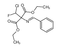 diethyl 2-(benzylideneamino)-2-(chlorofluoromethyl)malonate_97935-40-5