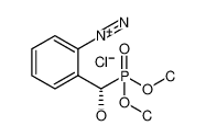 (S)-2-((dimethoxyphosphoryl)(hydroxy)methyl)benzenediazonium chloride_97939-11-2