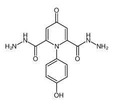 1-(4-hydroxyphenyl)-4-oxopyridine-2,6-dicarbohydrazide_97941-97-4