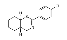 (4aS,8aR)-2-(4-chlorophenyl)-4a,5,6,7,8,8a-hexahydro-4H-benzo[e][1,3]thiazine_97942-08-0