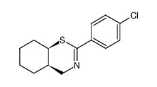 (4aR,8aR)-2-(4-Chloro-phenyl)-4a,5,6,7,8,8a-hexahydro-4H-benzo[e][1,3]thiazine_97942-13-7