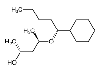 (1R,1'R,3'R)-1-cyclohexyl-1-(3'-hydroxy-1'-methylbutoxy)pentane_97949-92-3