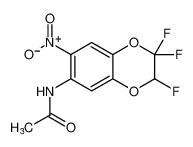 Acetamide, N-(2,2,3-trifluoro-2,3-dihydro-7-nitro-1,4-benzodioxin-6-yl)-_97966-55-7