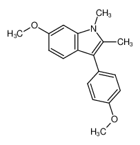 6-Methoxy-3-(4-methoxy-phenyl)-1,2-dimethyl-1H-indole_97968-24-6
