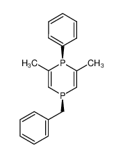 cis-4-Benzyl-1,4-dihydro-2,6-dimethyl-1-phenyl-1,4-diphosphinin_97972-28-6