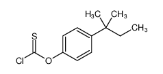 Carbonochloridothioic acid, O-[4-(1,1-dimethylpropyl)phenyl] ester_97986-07-7