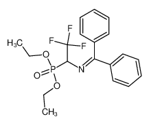 [1-(Benzhydrylidene-amino)-2,2,2-trifluoro-ethyl]-phosphonic acid diethyl ester_97988-84-6