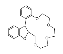 (15)(O4(2,3)-2,3-Dihydrobenzofurano.1.23(1,2)benzeno-coronand-4)_97990-57-3