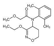 N-(2,6-dimethylphenyl)-N-(3-ethoxy-5,6-dihydro-4H-1,2-oxazin-4-yl)-2-methoxyacetamide_97990-86-8