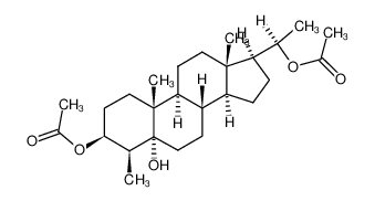 5α-Hydroxy-3β,20β(F)-diacetoxy-4β-methyl-pregnan_97995-68-1