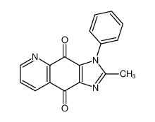 2-methyl-3-phenyl-3H-imidazo[4,5-g]quinoline-4,9-dione_98000-21-6