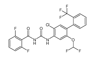 N-((5-chloro-2-(difluoromethoxy)-2'-(trifluoromethyl)-[1,1'-biphenyl]-4-yl)carbamoyl)-2,6-difluorobenzamide_98005-37-9